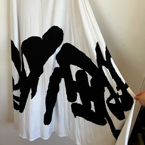 ISDA & CO Cow Print Maxi Skirt Size L